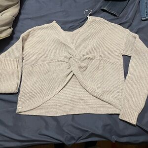 Hollister Reversible Knotted Sweater